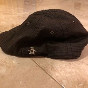 Vintage Penguin Textured Driving Cap